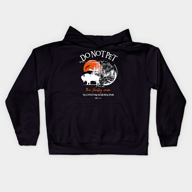 Yellowstone National Park Kids Hoodie by Xtian Dela ✅